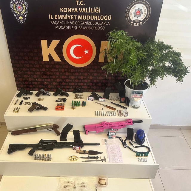 Konya'da 2 suç örgütüne operasyon; 26 şüpheli tutuklandı