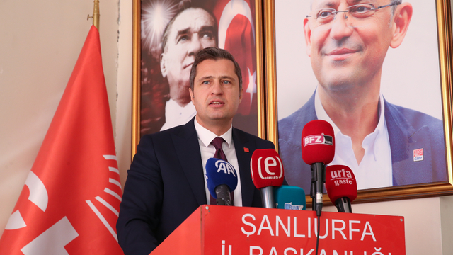 CHP Parti Sözcüsü Deniz Yücel, Şanlıurfa'da konuştu: