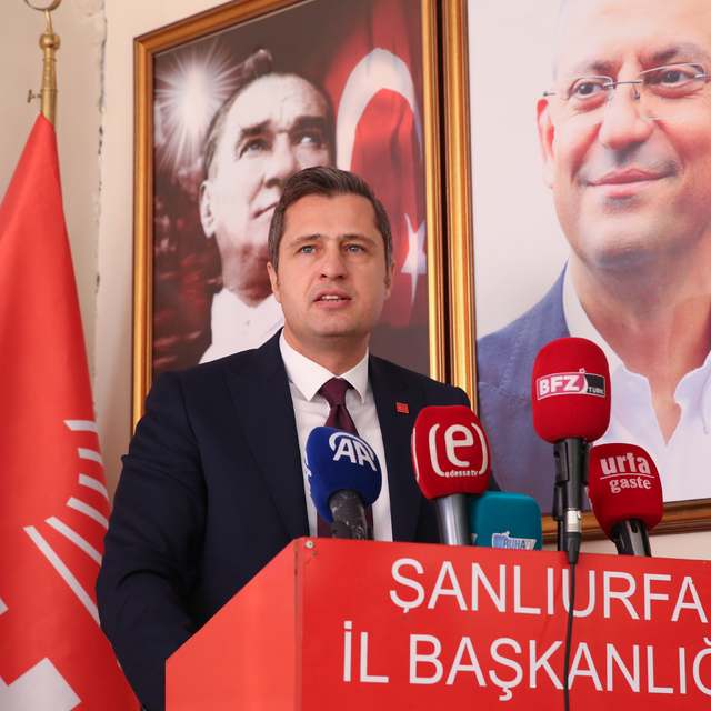 CHP Parti Sözcüsü Deniz Yücel, Şanlıurfa'da konuştu: