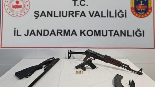 Şanlıurfa'da silah kaçakçılığı operasyonunda 10 zanlı yakalandı