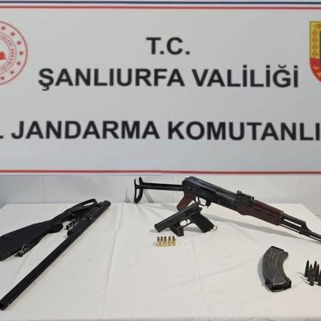 Şanlıurfa'da silah kaçakçılığı operasyonunda 10 zanlı yakalandı