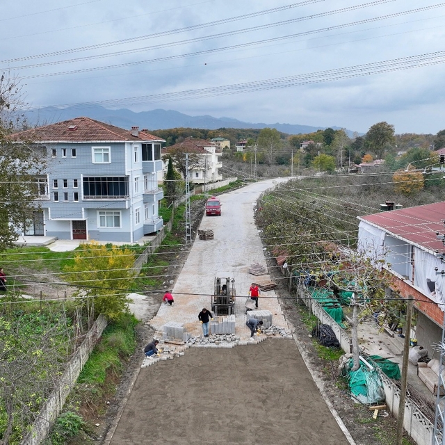 Terme'de ulaşım ağını geliştirme çalışmaları sürüyor