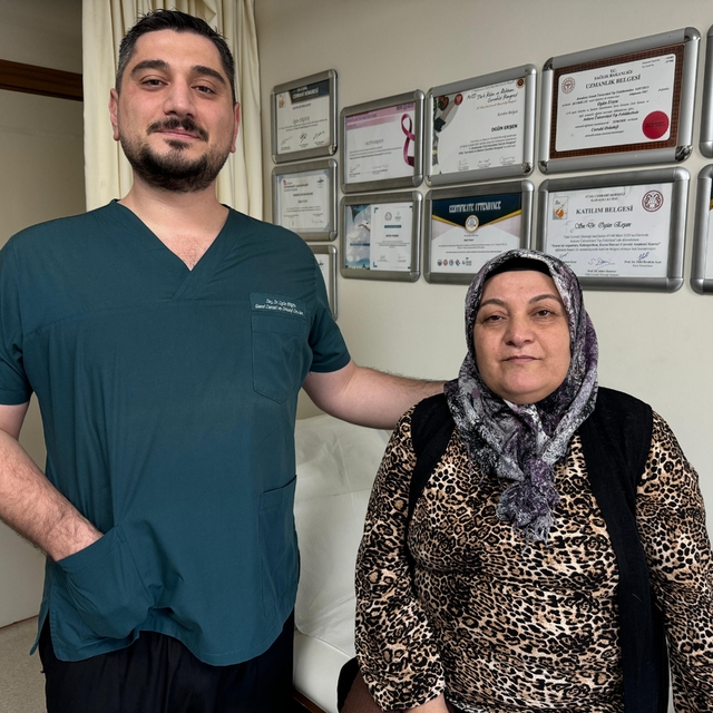 Bayıltan kitleden 5 saatlik ameliyatla kurtuldu