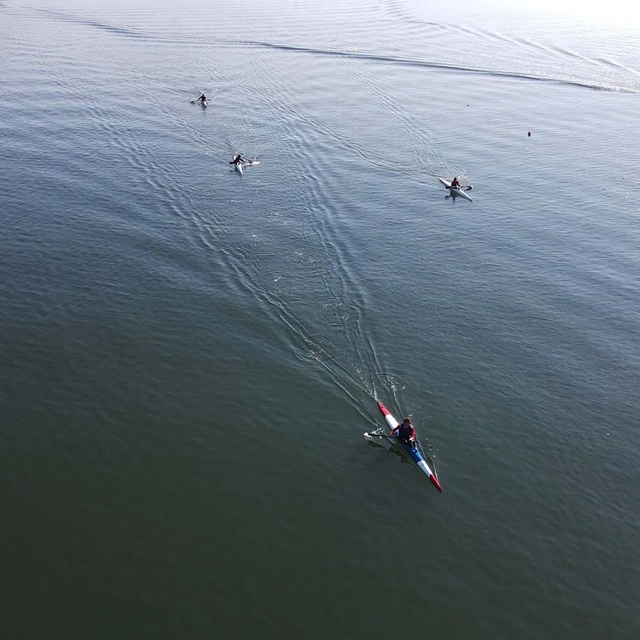 Kano Milli Takımı her gün 40 kilometre kürek çekerek şampiyonalara hazırlan...