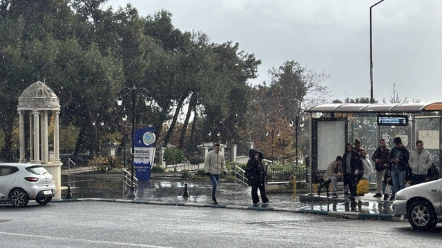 Tekirdağ'da sağanak etkili oldu