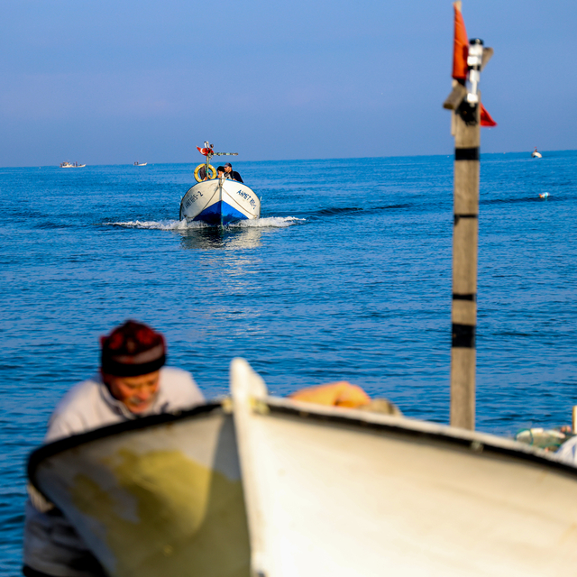 Sakarya'da balıkçılar ekmeklerini tutkunu oldukları denizden çıkarıyor