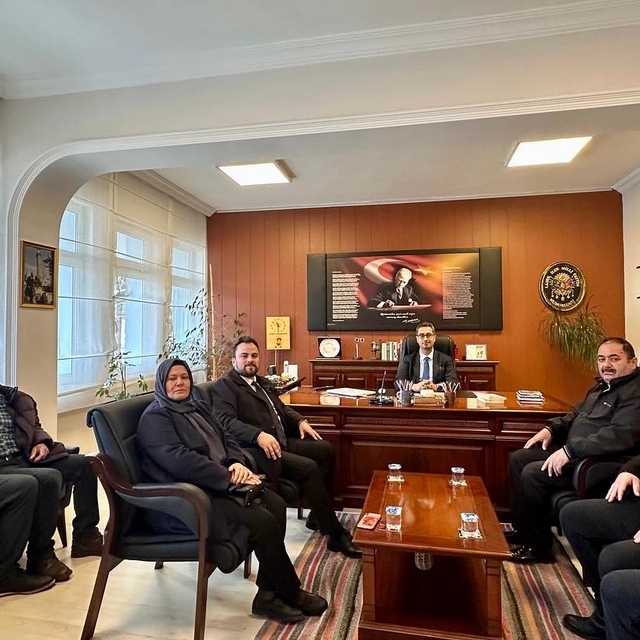 AK Parti Ladik İlçe Başkanlığından kurum ziyareti