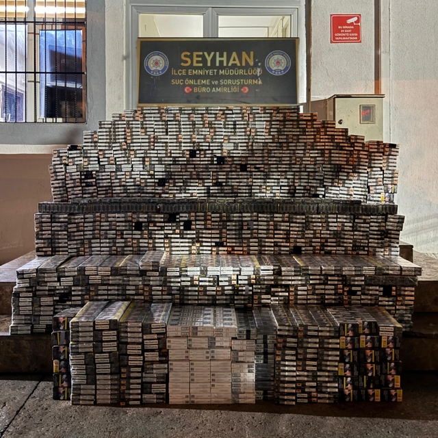 Adana'da 8 bin 770 paket kaçak sigara ele geçirildi