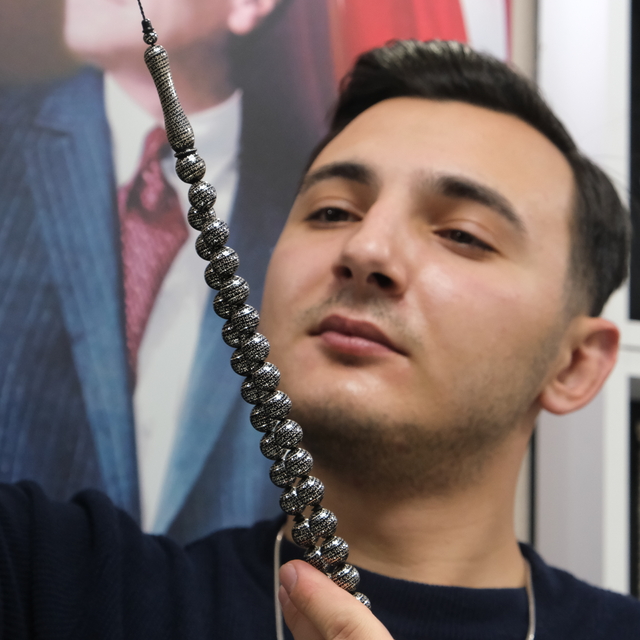 Çankırılı genç girişimci dedesinden gelen tespih merakını mesleğe dönüştürd...