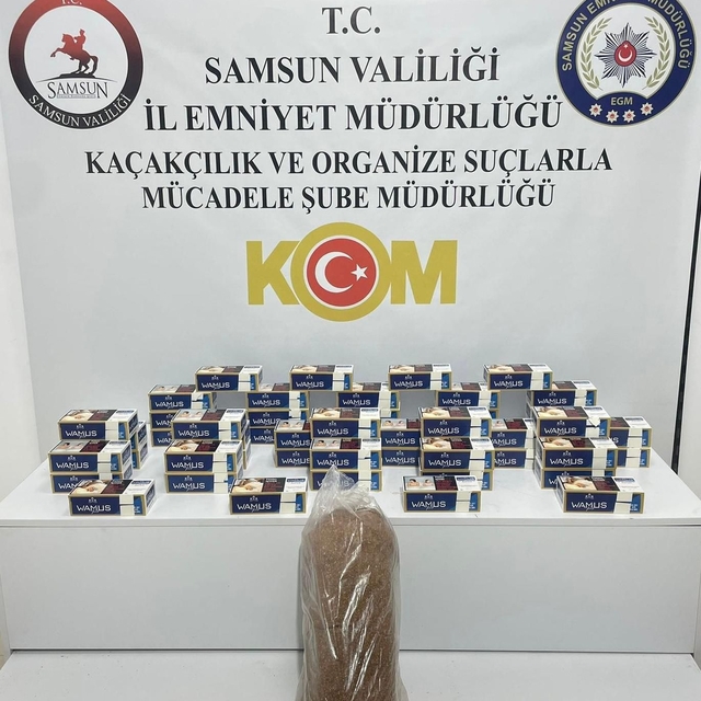 Samsun'da kaçakçılık operasyonunda 1 şüpheli yakalandı