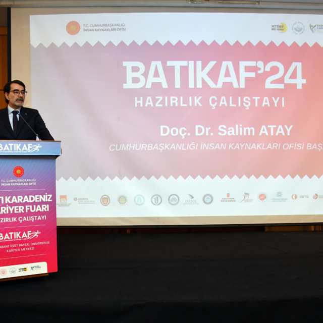 ÇAKÜ, Batı Karadeniz Kariyer Fuarı çalıştayına katıldı