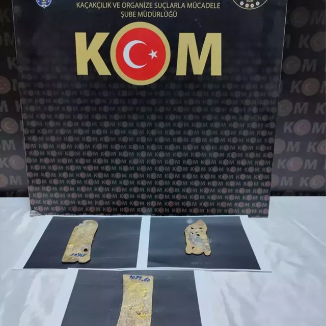 Edirne'de 2 kilogram kaçak külçe altın ele geçirildi; 1 gözaltı