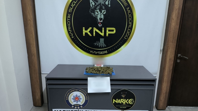 Kayseri'deki uyuşturucu operasyonunda 1 kişi yakalandı