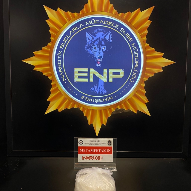 Eskişehir'de 1 kilogram sentetik uyuşturucu ele geçirildi