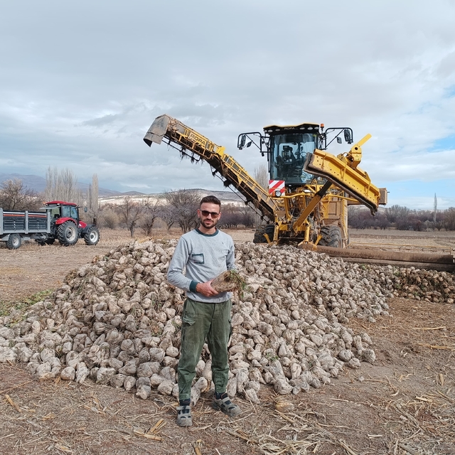Özvatan'da pancar hasadı tamamlandı