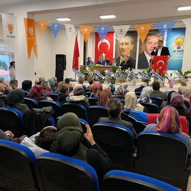 AK Parti Çerkeş Kadın Kolları 7. Olağan Kongresi yapıldı