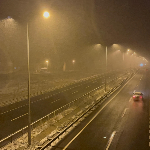 Çankırı'da kar etkili oluyor