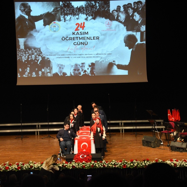 Muğla'da 24 Kasım Öğretmenler Günü kutlandı