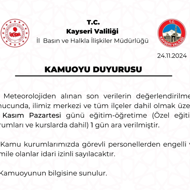 Kayseri kent merkezi, beyaz örtüyle kaplandı (3)