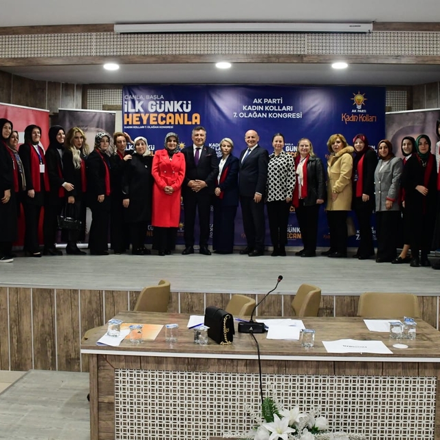 AK Parti Terme Kadın Kolları kongresi yapıldı