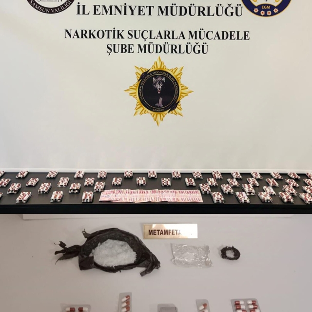 Samsun'da uyuşturucu operasyonunda 3 zanlı yakalandı