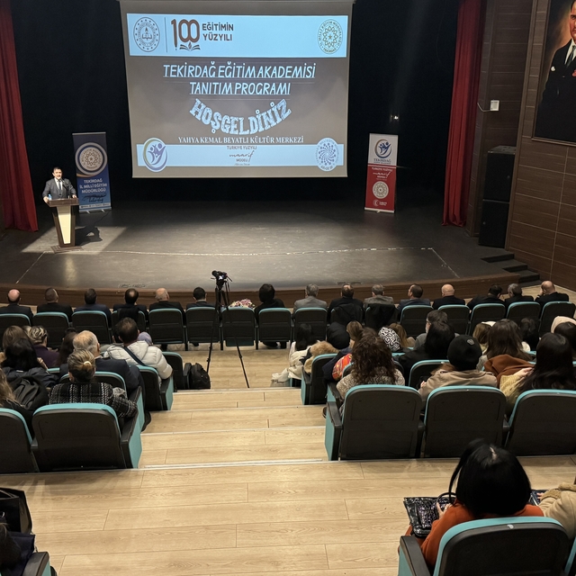 Tekirdağ'da "Eğitim Akademisi Projesi" tanıtıldı