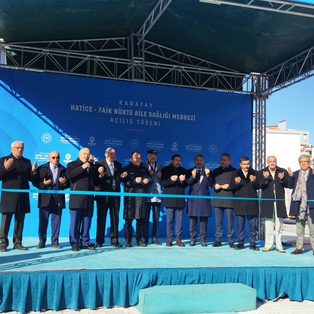 Karatay'da yeni Aile Sağlık Binası açıldı