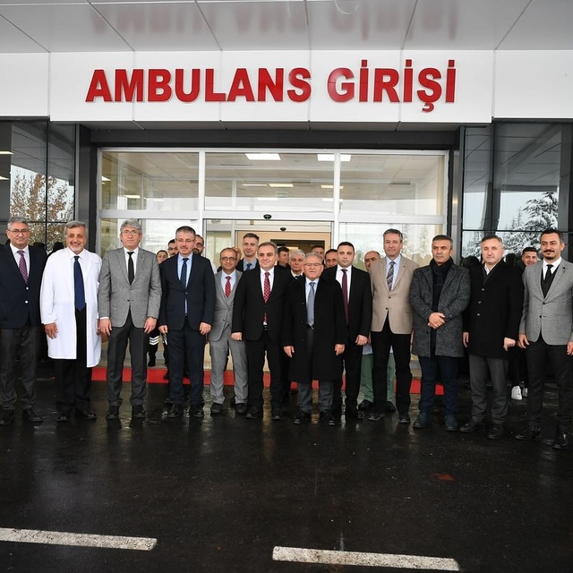 ERÜ Tıp Fakültesi Hastaneleri yeni acil ek binası törenle açıldı
