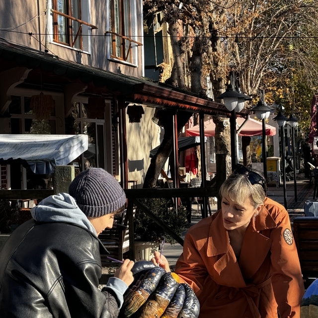 Edirne'de ressamlar Balkan mirası "Bocuk" temalarını kabaklara resmetti