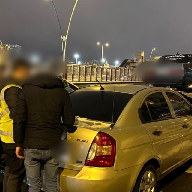 Drift yapan ve diğer kurallara uymayan 5 sürücüye 180 bin TL ceza