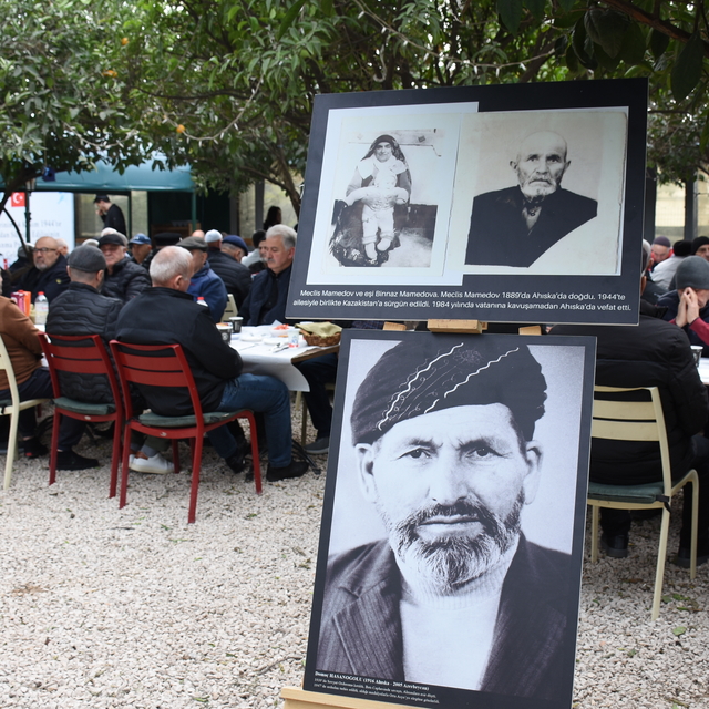 Antalya'da, Ahıska Türklerinin sürgün edilişinin 80. yılı dolayısıyla anma...