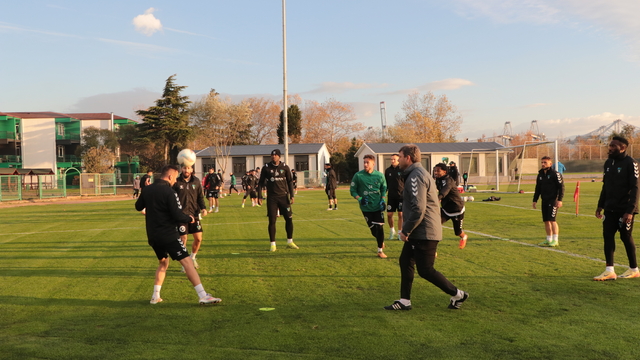 Kocaelispor, Adanaspor maçının hazırlıklarını sürdürdü