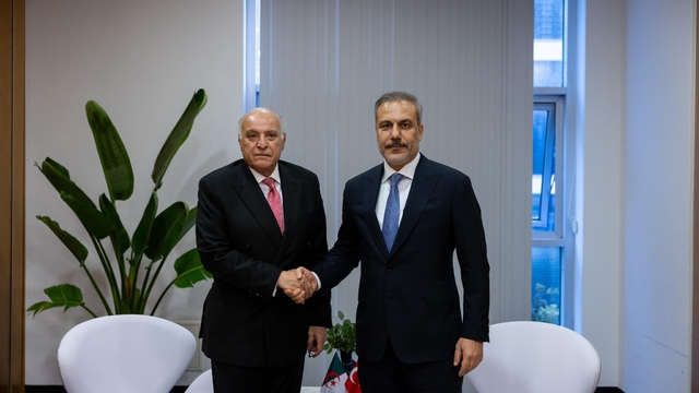 Bakan Fidan, Cezayirli mevkidaşı Attaf ile bir araya geldi