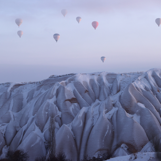 Kapadokya'da balonlar 6 gün sonra yeniden gökyüzünde