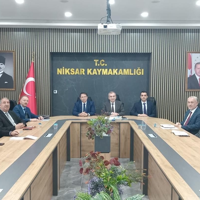 Niksar'da eğitime destek platformu toplantısı yapıldı