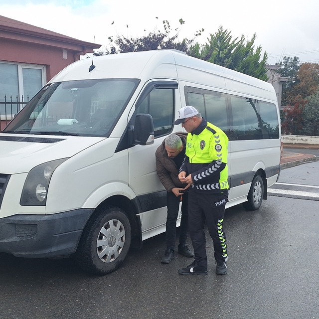 Samsun'da okul servislerine yönelik denetim yapıldı