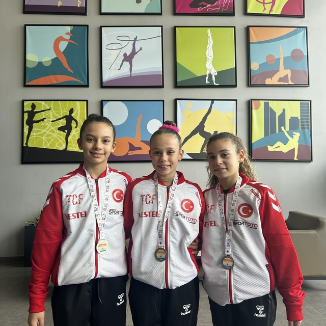 Göztepe cimnastikte madayla sevinci