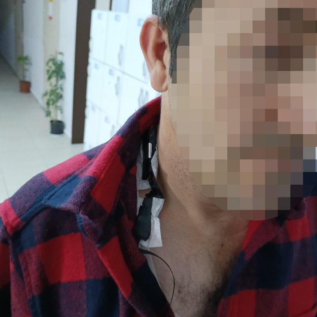 Ehliyet sınavına kameralı düzenekle girerken yakalandı