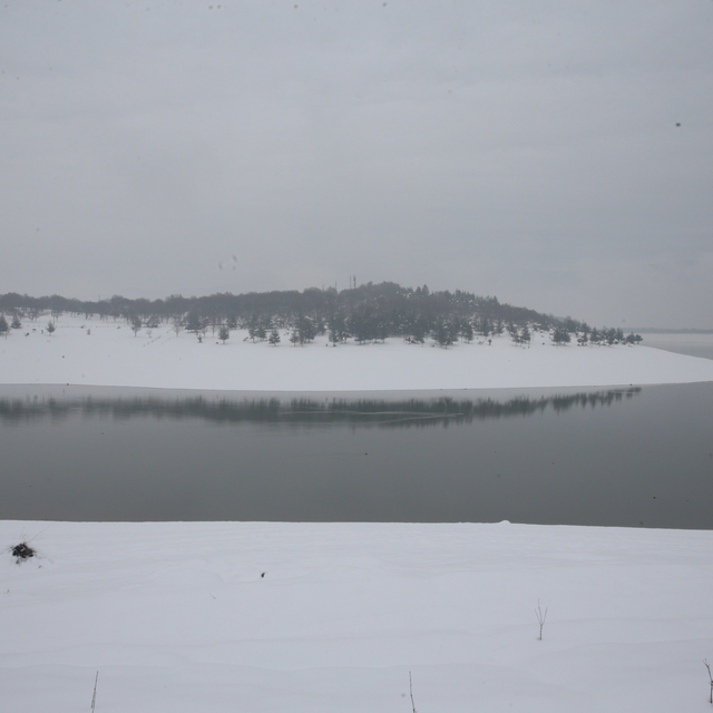 Bolu'nun içme suyu kaynağı Gölköy Barajı'nın su seviyesi karın erimesiyle y...
