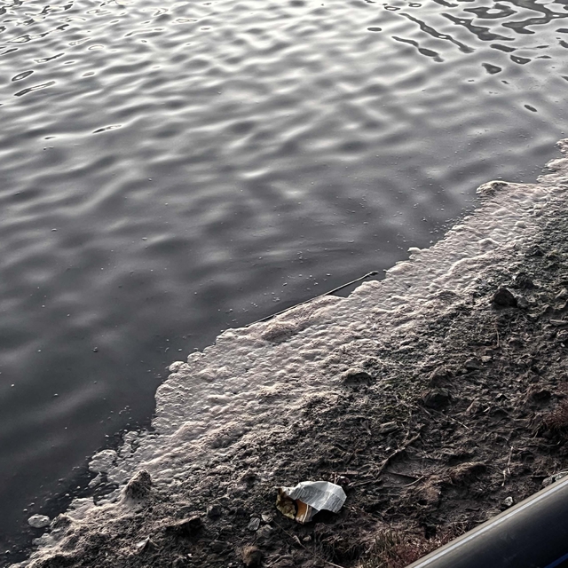 Muğla'da 'Tuzla Sulak Alanı' köpürdü