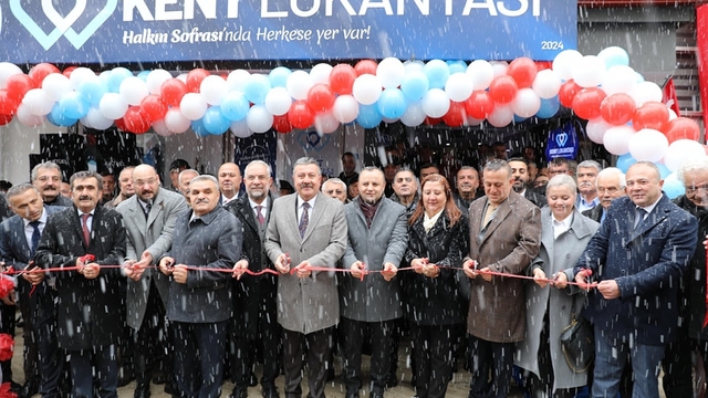Merzifon'da Kent Lokantası açıldı