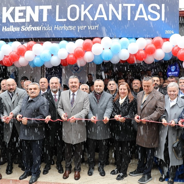 Merzifon'da Kent Lokantası açıldı