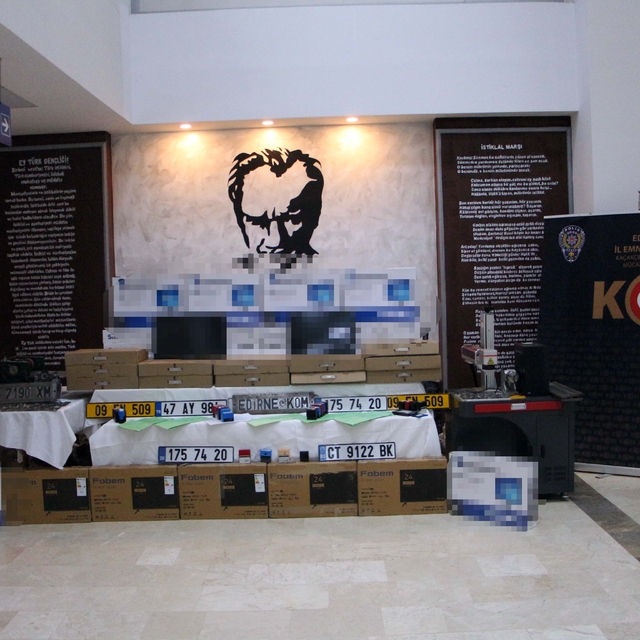 Edirne'de 'sahtecilik' operasyonu; 9 gözaltı