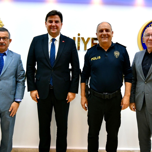 Fethiye Belediye Başkanı Karaca'dan İlçe Emniyet Müdürü Yüceur'a ziyaret