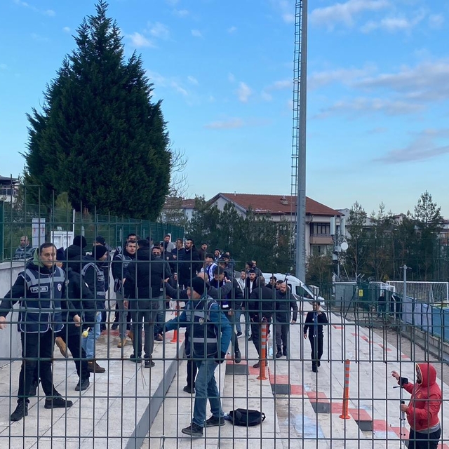 Karabük'te amatör maç sonrası gerginlik yaşandı