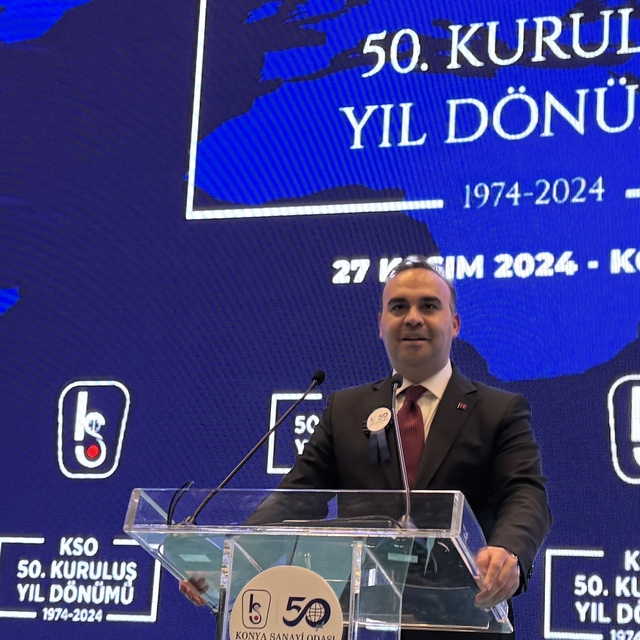 Bakan Kacır, Konya Sanayi Odasının 50. Kuruluş Yıl Dönümü programında konuş...