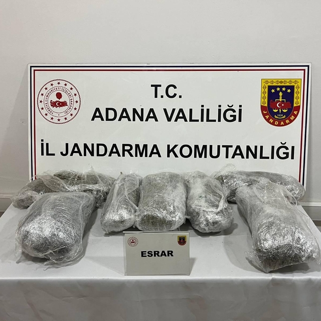 Adana'da 6 kilogram uyuşturucuyla yakalanan 2 kişi tutuklandı