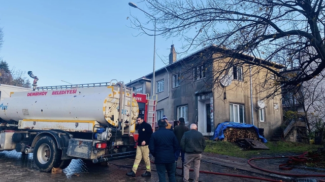Kırklareli'nde evde çıkan yangın söndürüldü