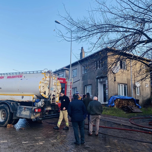 Kırklareli'nde evde çıkan yangın söndürüldü