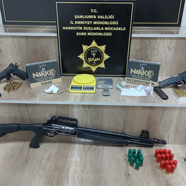 Şanlıurfa'da uyuşturucu operasyonunda 4 zanlı yakalandı